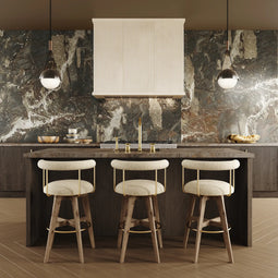 The Neoclassicist Option 1 Shown in Cream Limestone