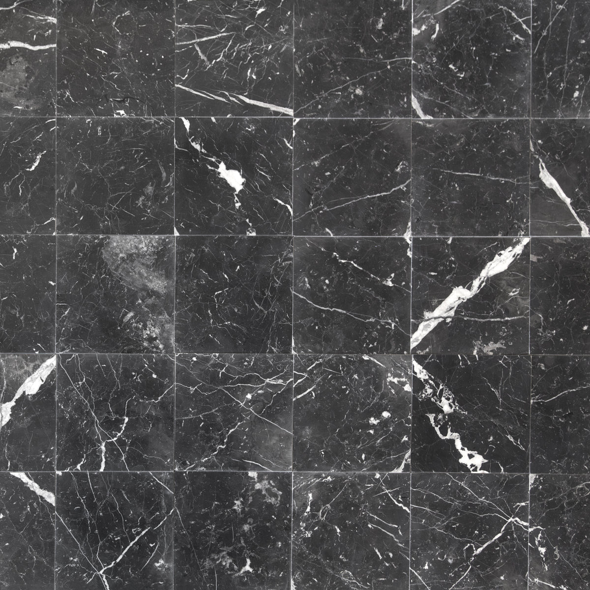 Nero Marquina shown in 12x12”.