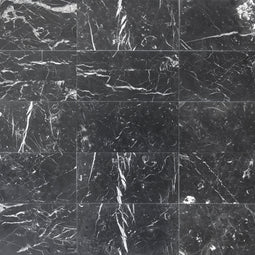 Nero Marquina shown in 12x24”.