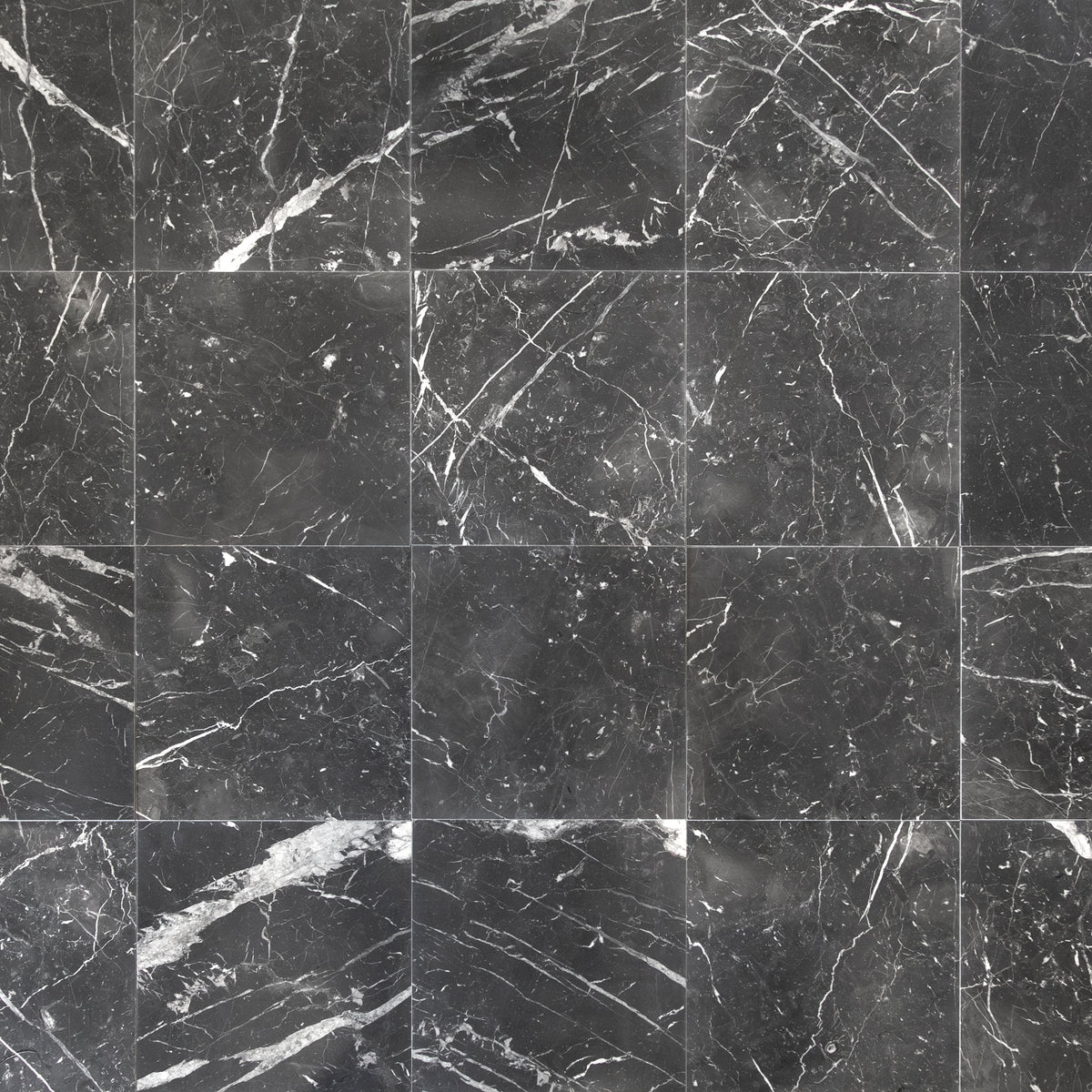 Nero Marquina shown in 18x18”.