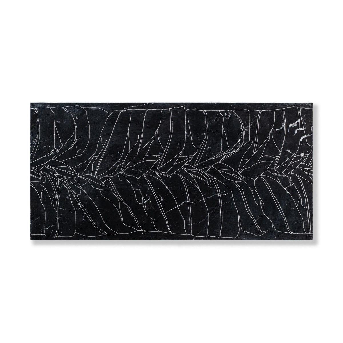 Palm shown in Nero Marble