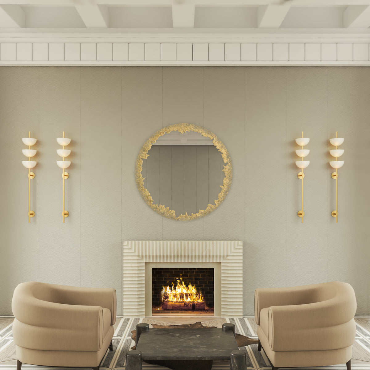 The Charmer shown in Riviera Beige Limestone