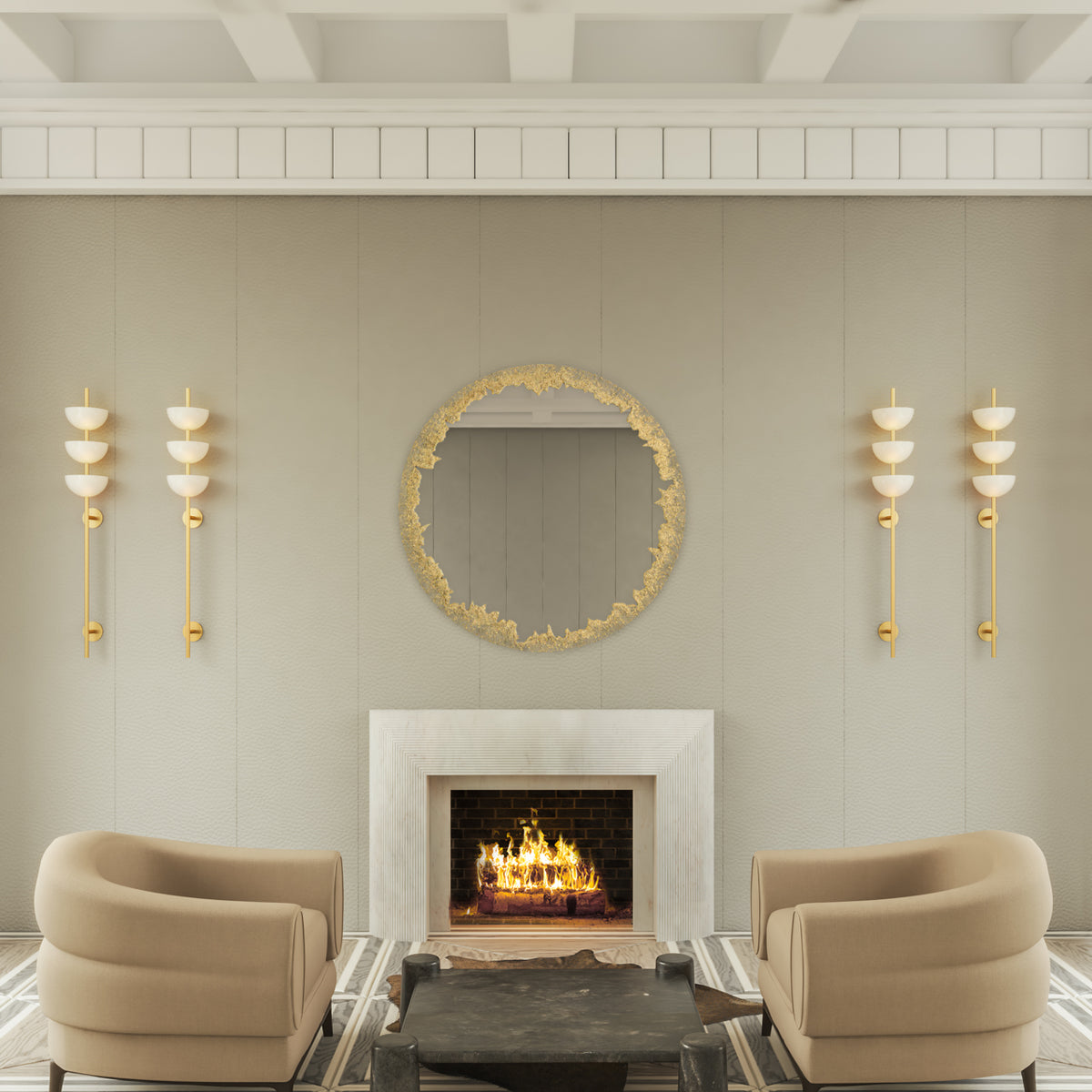 The Extrovert Shown in Riviera Beige Limestone