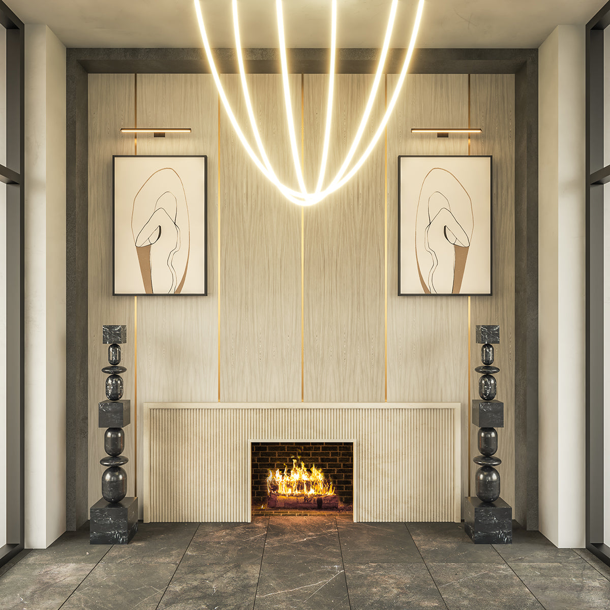 The Narcissist shown in Riviera Beige Limestone