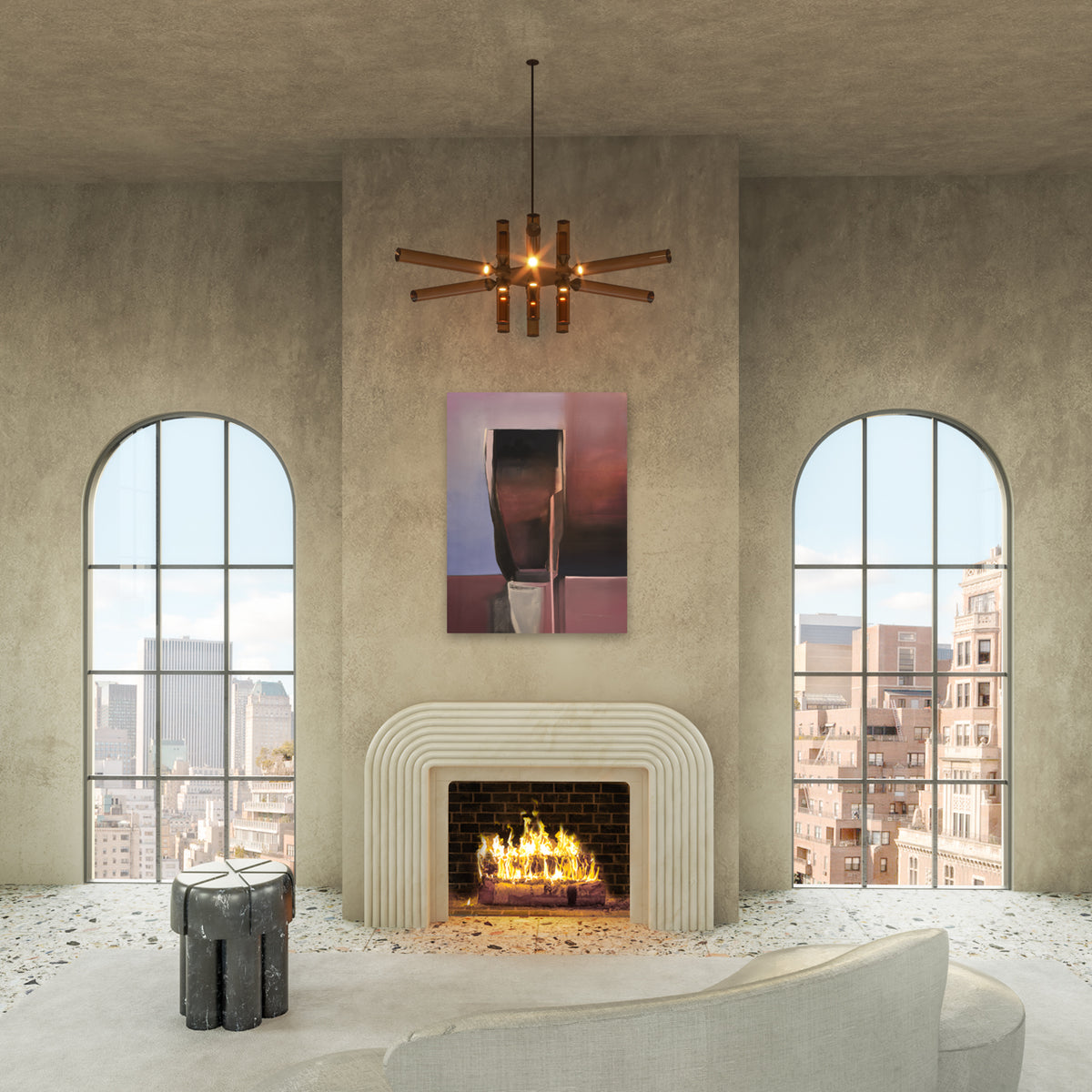 The Visionary shown in Riviera Beige Limestone