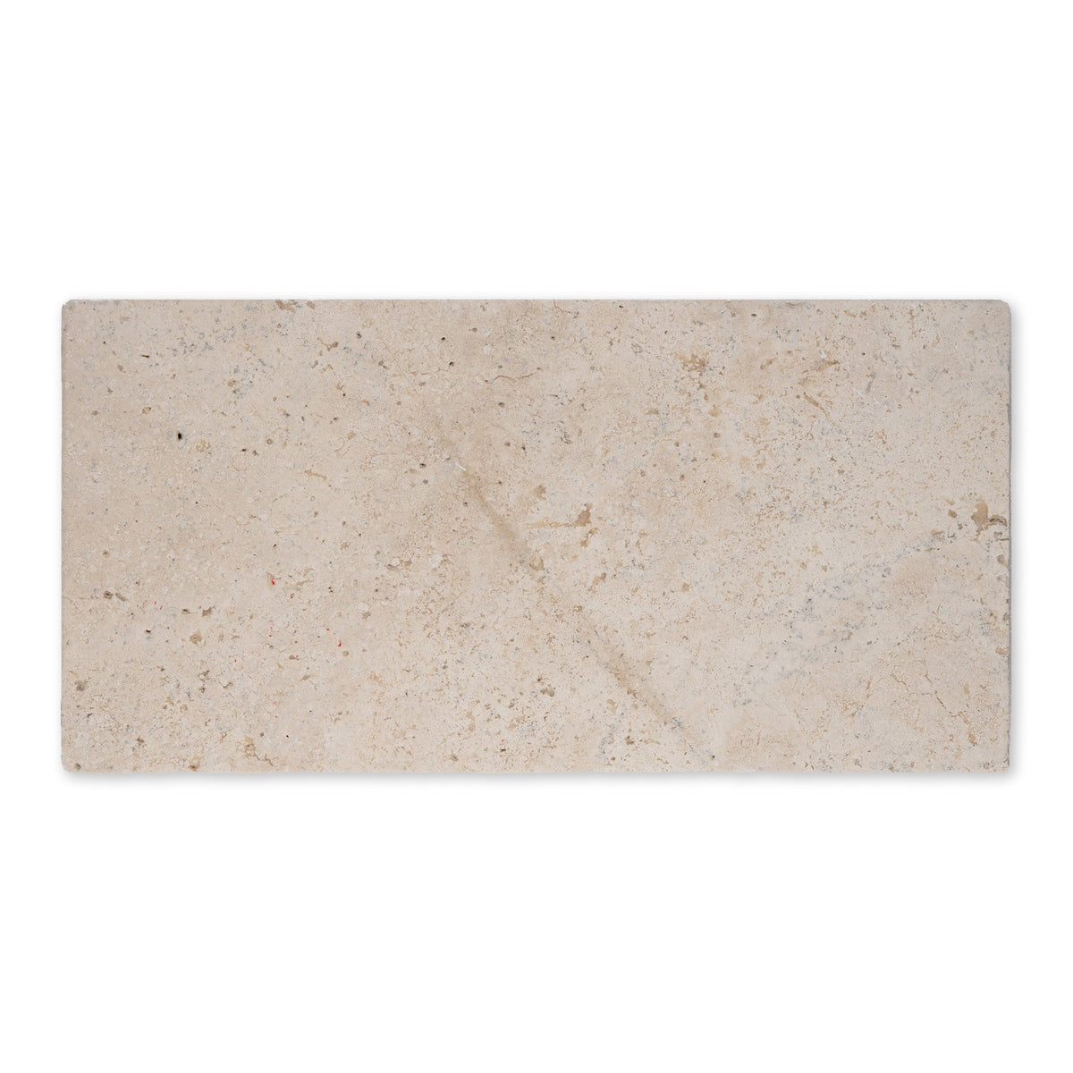 Vintage Cross Cut Travertine Tile in Brushed Finish - 12x24x2