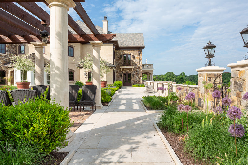 Latte Travertine Tile and Architectural Elements Mobile