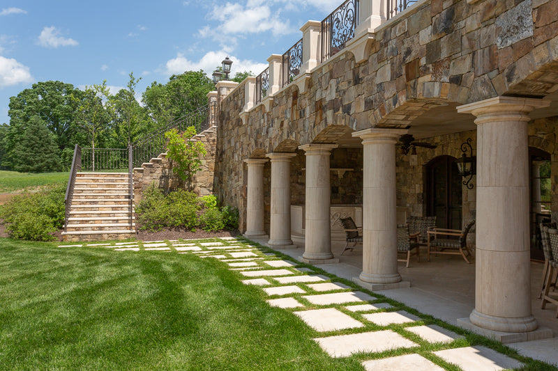 Latte Travertine Tile and Architectural Elements Mobile