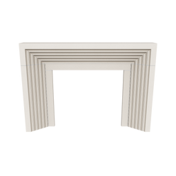 3d render of Pierre Fireplace