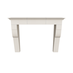 3d render of Ridgelands fireplace 