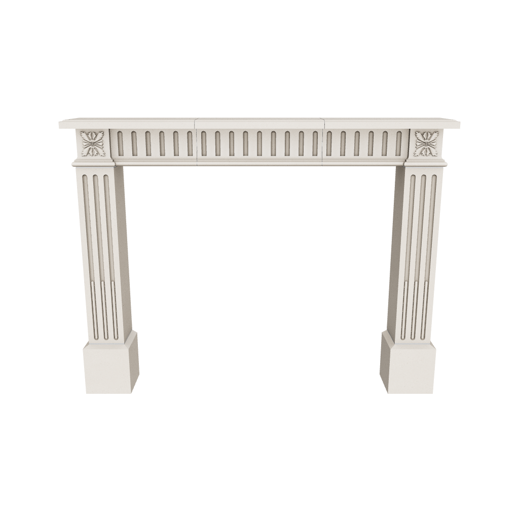 3d render of ROWAN fireplace 