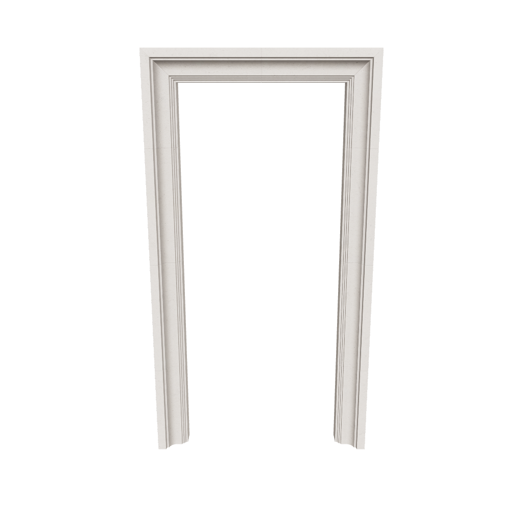 3d render of Provence Door Surround