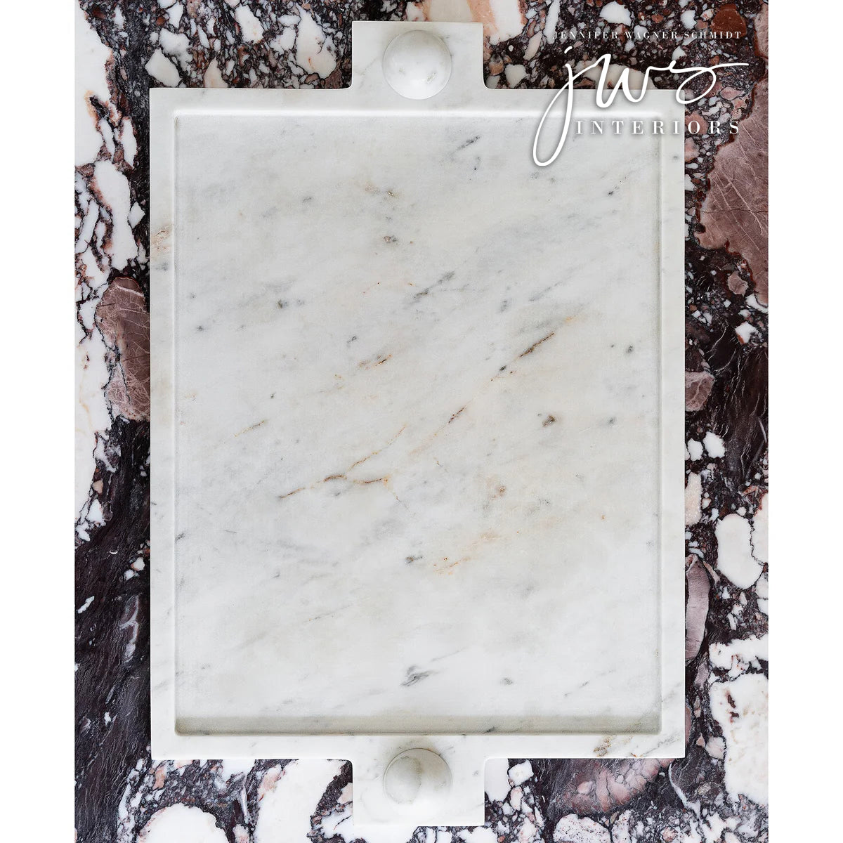 white marble JWS tray