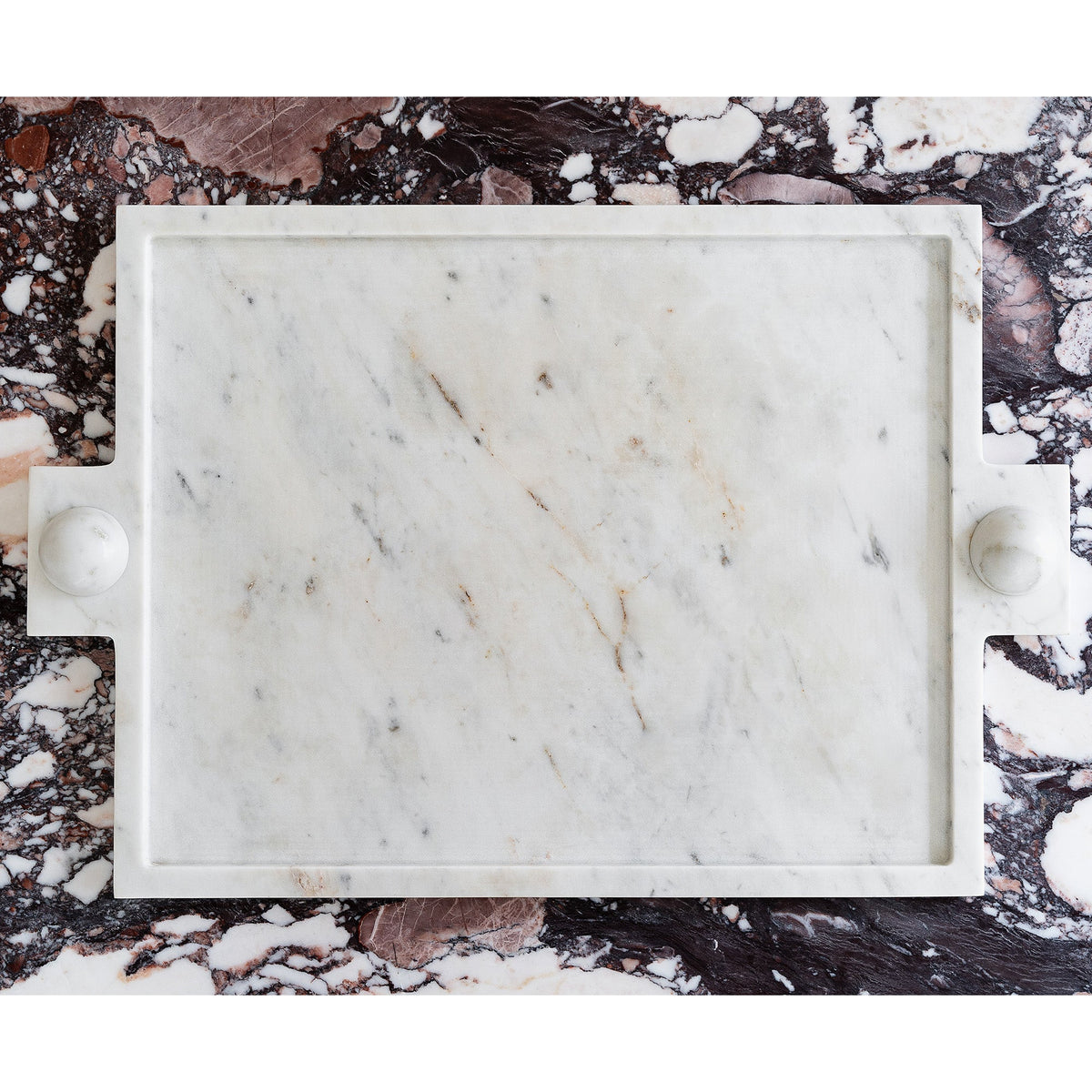 white marble JWS tray