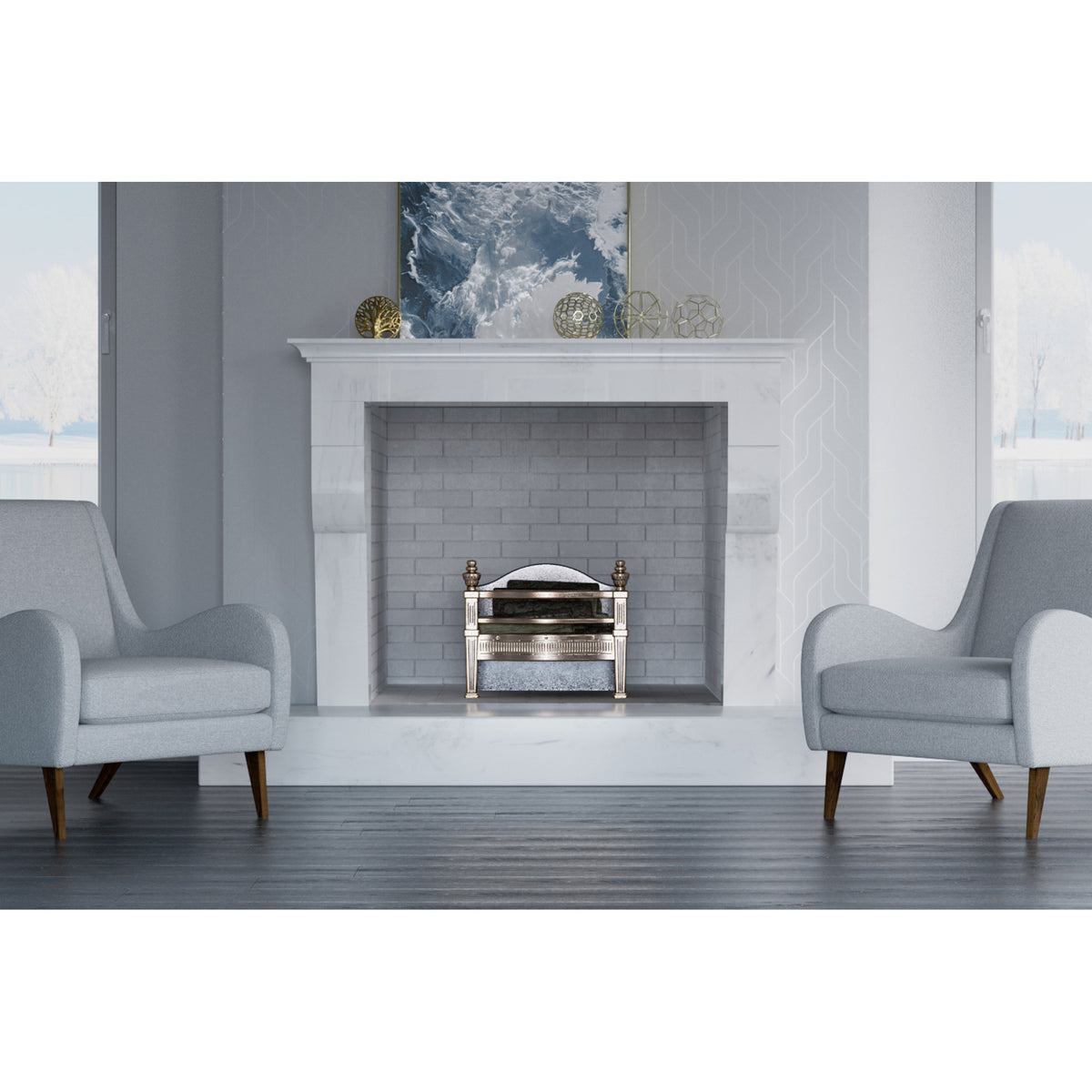 Ridgelands shown in Danby Marble. view 1