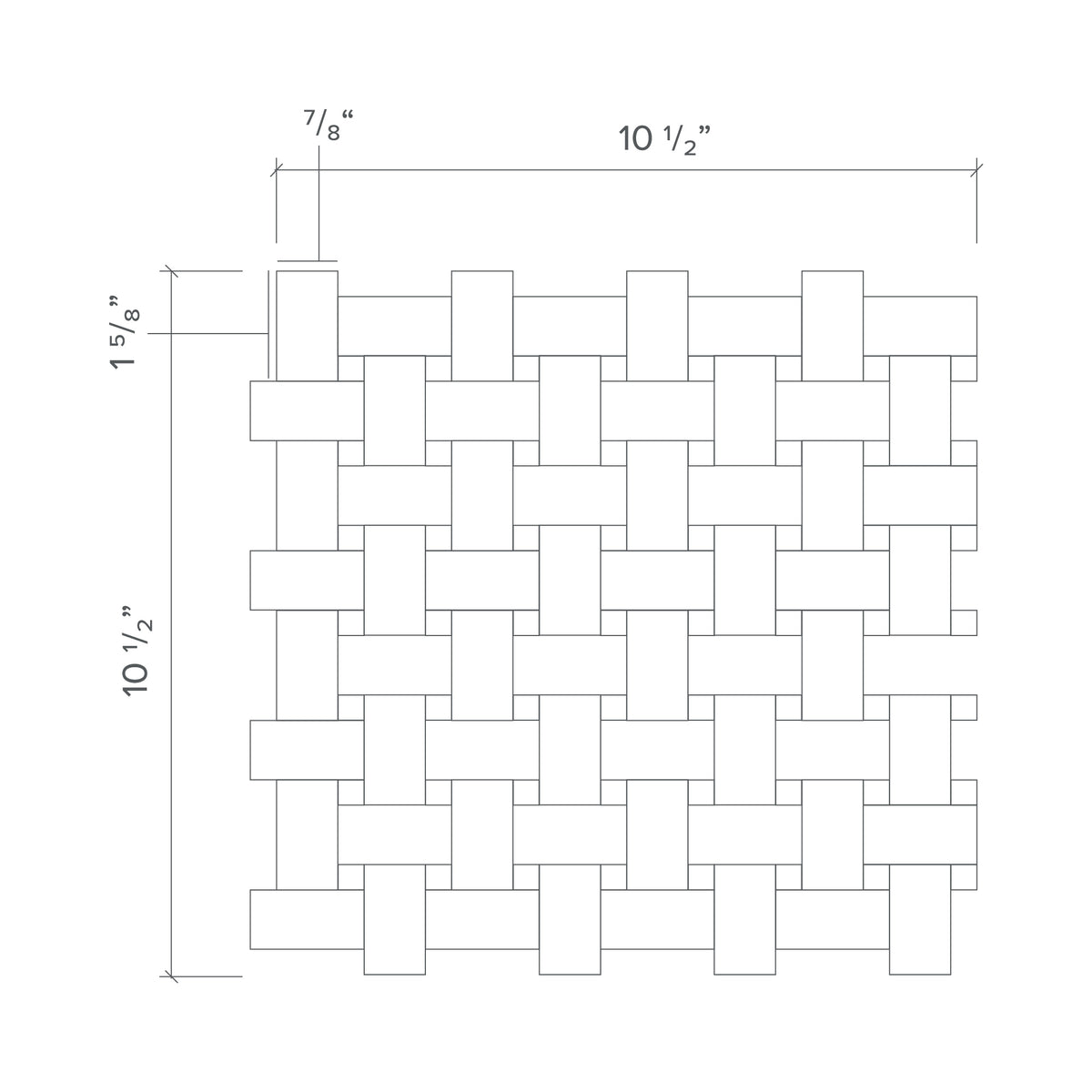 Basketweave Mosaic