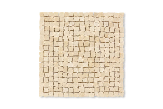 Latte Travertine Byzantine Mosaic