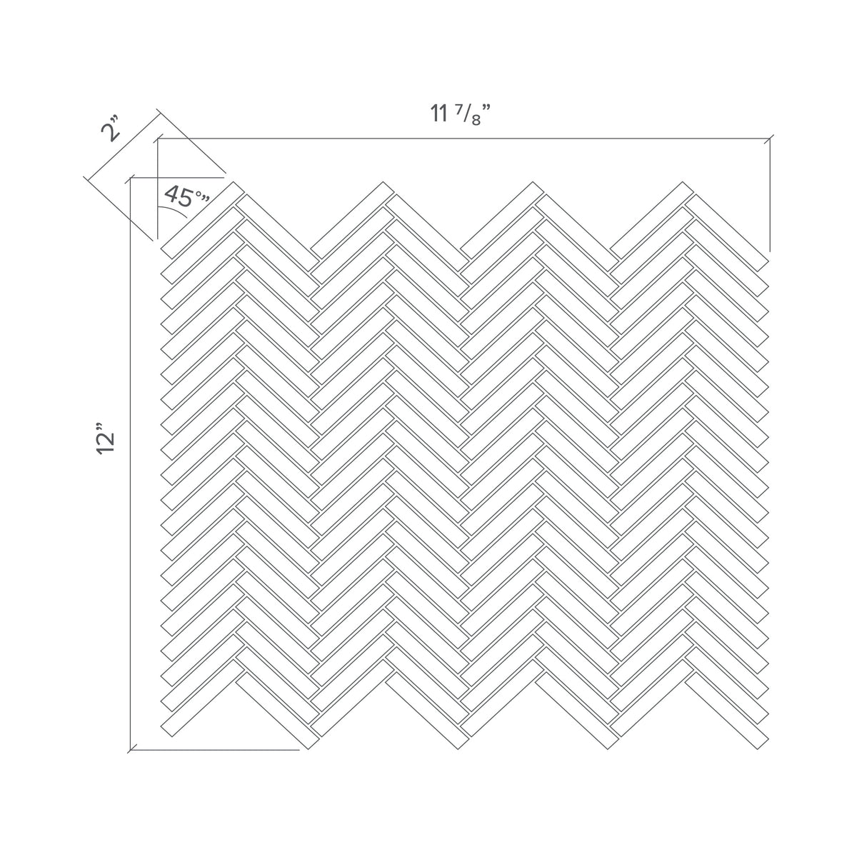 Chevron XS Mosaic Main Product Slider View