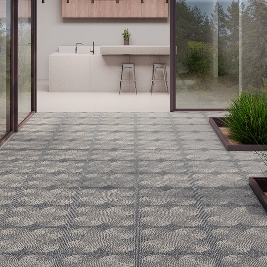 Clovers Pebble Mosaic