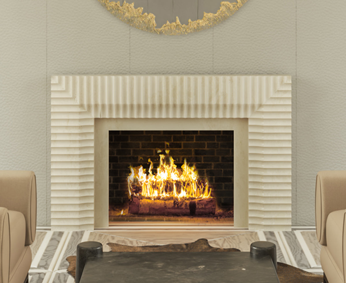 The Charmer shown in Riviera Beige Limestone view 1