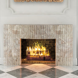 The Rebel shown in Breccia Fiore Marble view 2