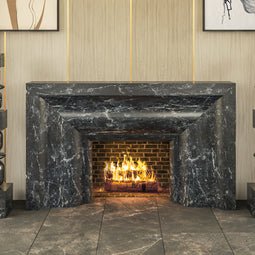 The Vixen shown in Breccia Nero Marble view 2