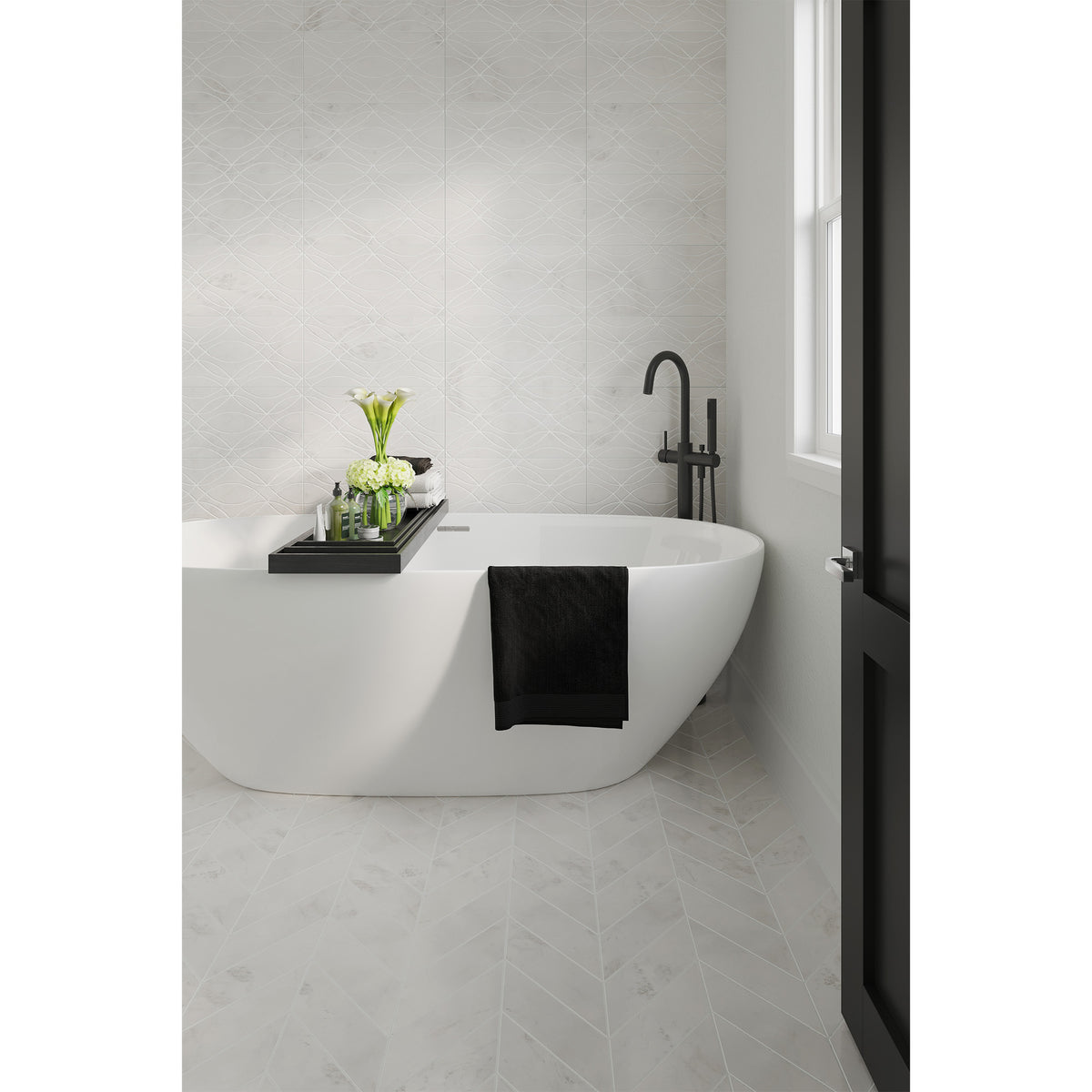 Weave shown in Danby Marble view 1