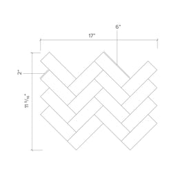 Large Herringbone Mosaic