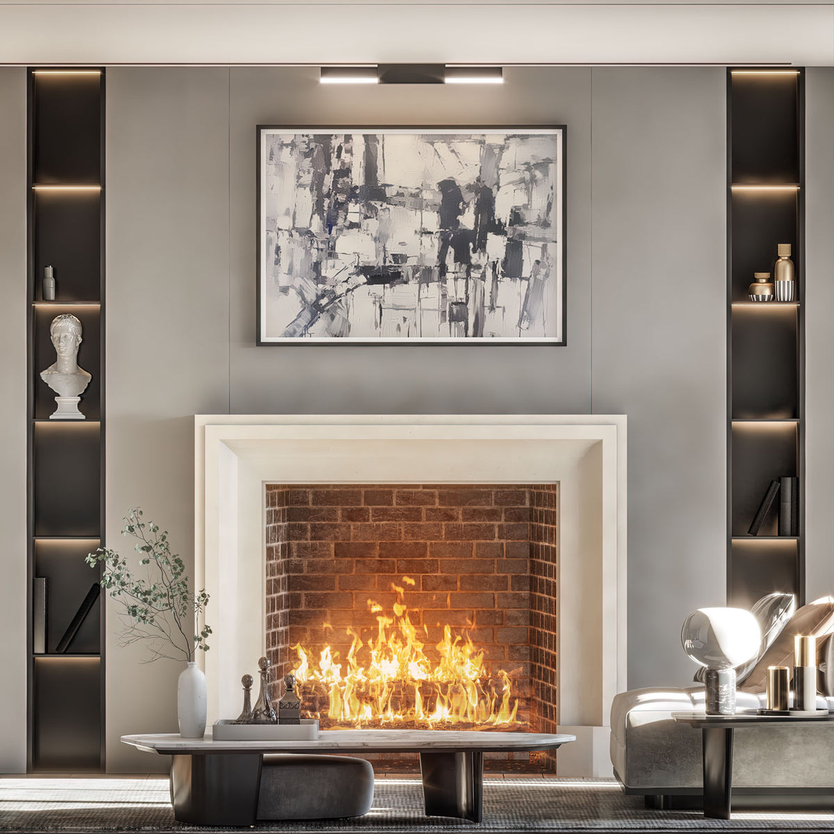 Providence shown in Pewter Limestone