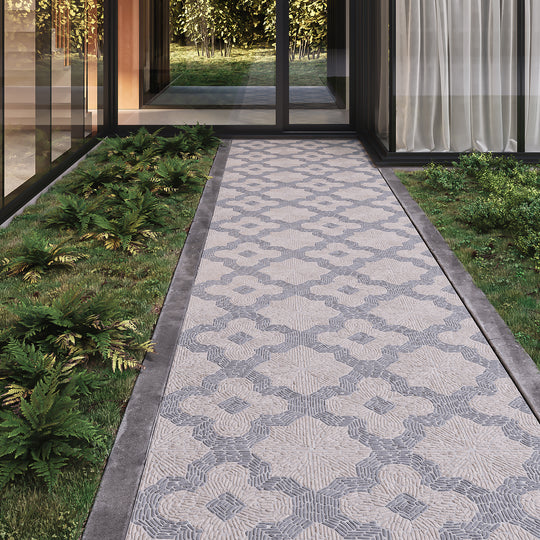 Petunias Pebble Mosaic