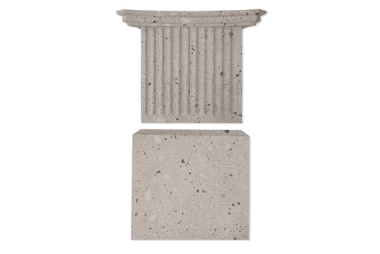 FLUTED PILASTER CAPITAL & BEVEL BASE