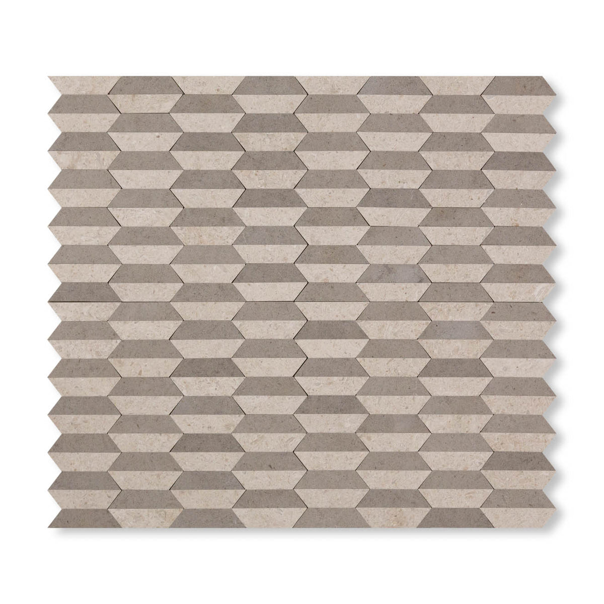 Shown in Pearl Marble and Charcoal Limestone view 1