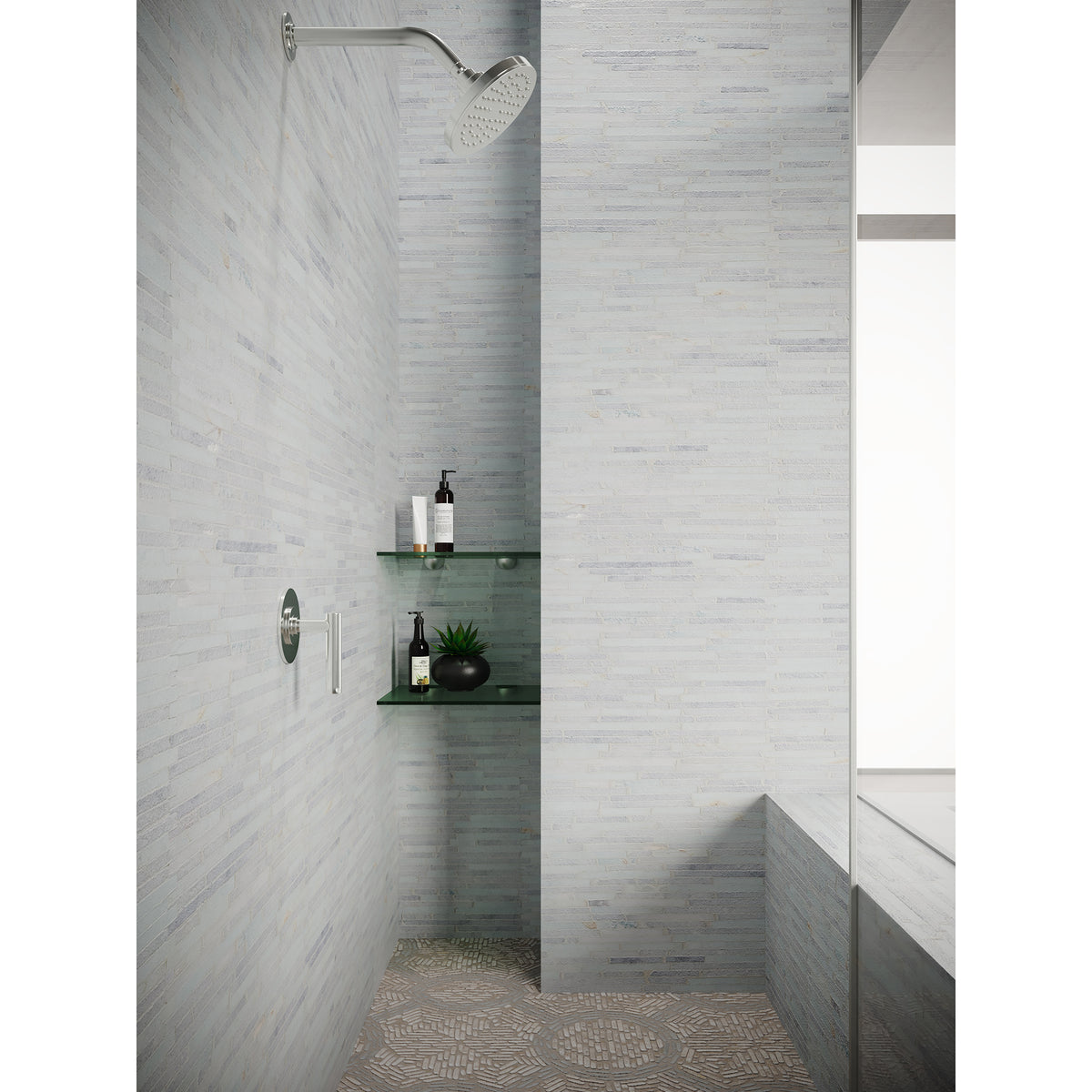 Shown in Royal, Carrara, and Bianco Marbles Main Product Slider View