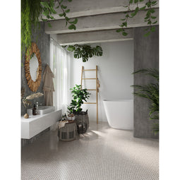 Shown in Breccia Fiore & Argento Marble.