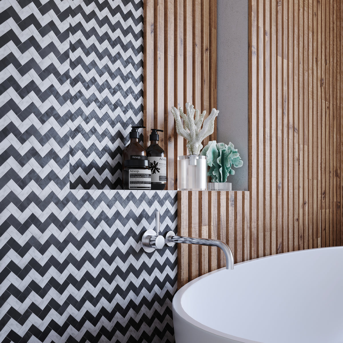 Shown in Danby and Nero Marble